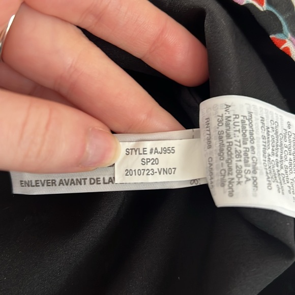 Madewell Women’s Blouse Long Sleeve Floral size XS - Picture 3 of 4